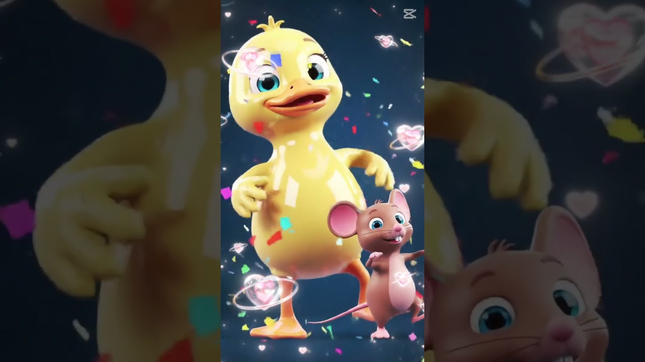 Cutest Dance Battle Ever: Duck vs Mouse! 💃🕺
