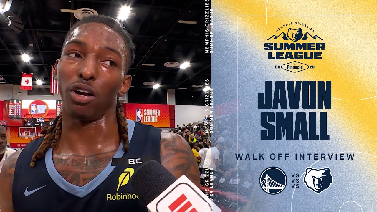 Javon Small Walk Off Interview | Grizzlies vs. Warriors