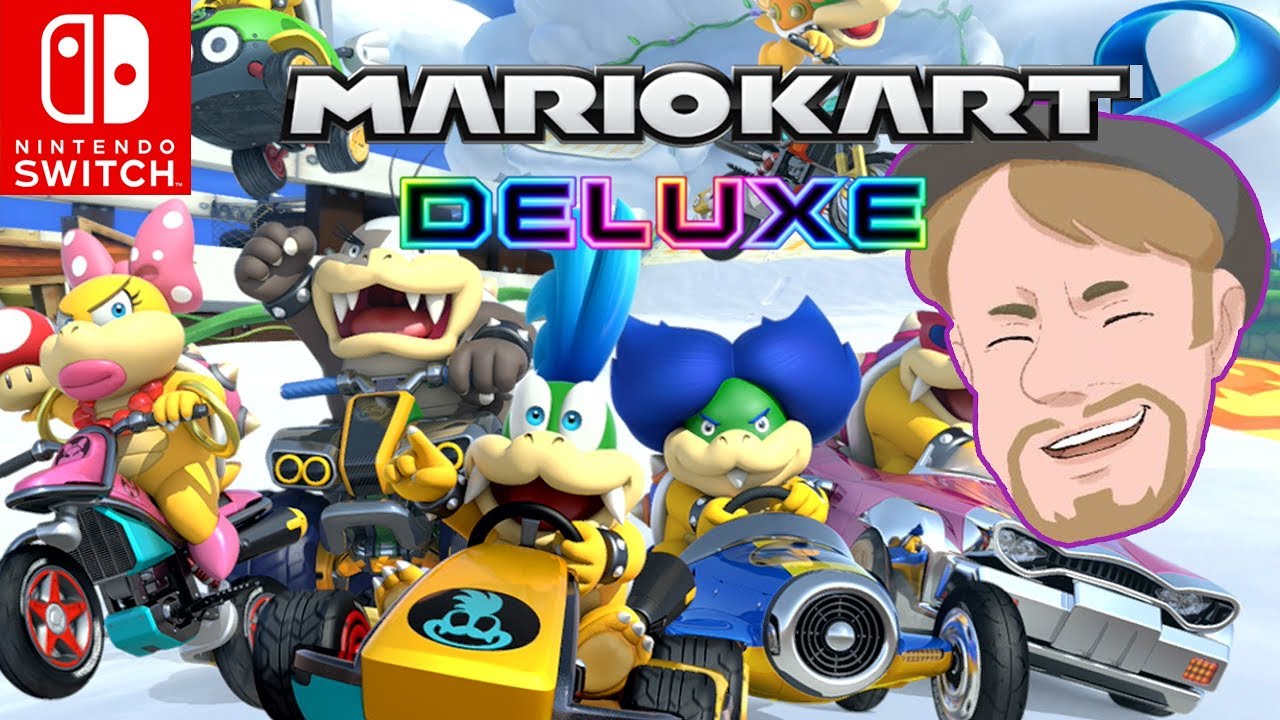 Alla får vara med! | Mario kart 8 Deluxe på Svenska (Nintendo switch)
