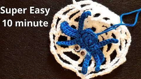 Learn to Crochet a Super Easy Spider in Just 10 Minutes