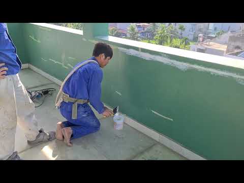 Video trám vết nứt tường bằng keo Hi Flex gốc Acrilic - youtube