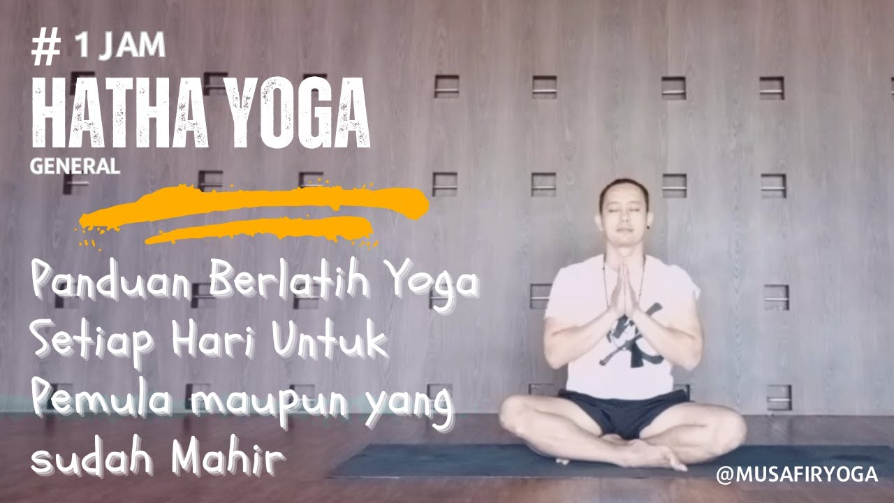 1 jam kelas Hatha Yoga untuk semua level