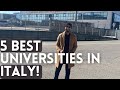 5 BEST UNIVERSITIES IN ITALY in 2021