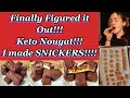 Keto Nougat | Sugar Free Snickers Candy Bar Recipe