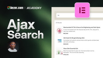 How to add an Elementor Ajax search filter anywhere in your Wordpress website