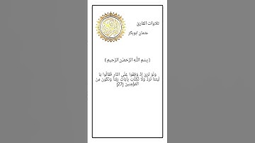 ايات من سورة الأنعام بصوت القارئ عثمان ابوبكر