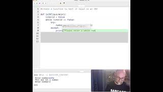 Function To Collect A Valid Int