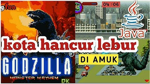 GODZILLA MONSTER MAYHEM year 2007 (Java game)