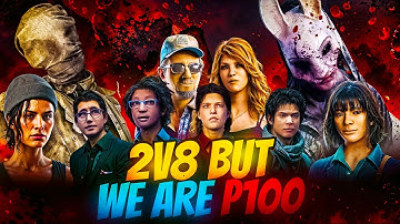 2v8: P100 Huntress and Nurse vs. Survivors in DBD