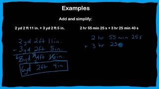 Saxon Math 8/7 - Lesson 49 - Adding Mixed Measures