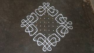 12 Dots Kambi Kolam Series Episode 21 Traditional Creative Ku Kolam Ideas Sathyaselva Arts