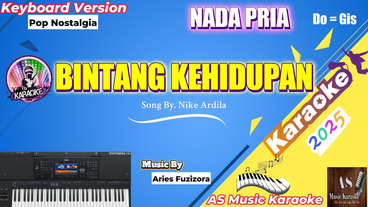 BINTANG KEHIDUPAN ll KARAOKE NADA PRIA DO = Gis