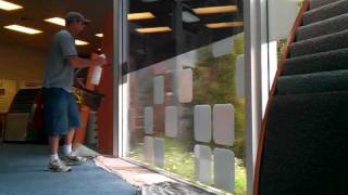 Tinting a large window..  part 2