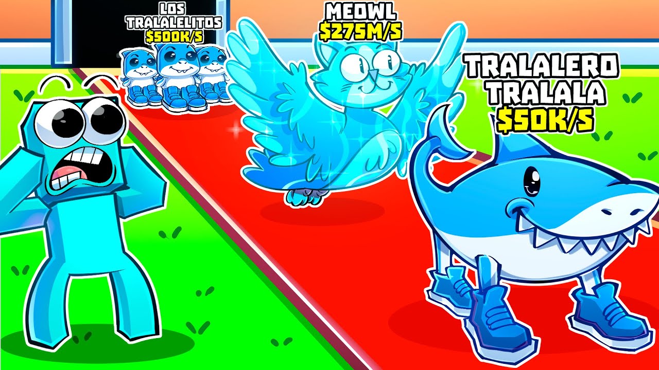 Я НАЧАЛ только с синими Brainrots в Укради Brainrot