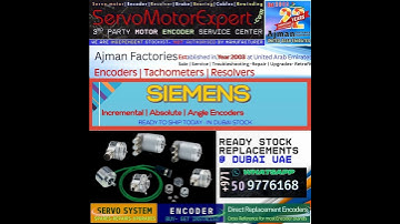 Siemens Servo Error? Troubleshooting help in UAE-Dubai Get Encoder Resolver Signal Checked Validated