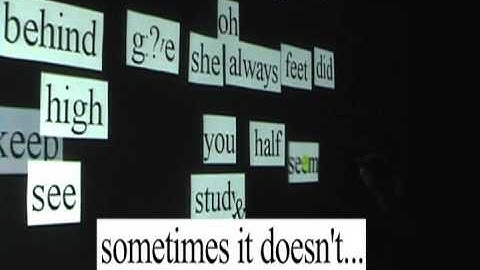 digNetic Poetry: Max/MSP