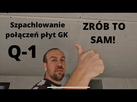 Jak szpachlować łączenia