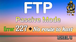 FTP Error 227 entering passive mode and No route to host fixed for ftp client