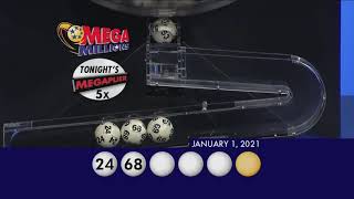 MegaMillions Drawing 01 01 2021