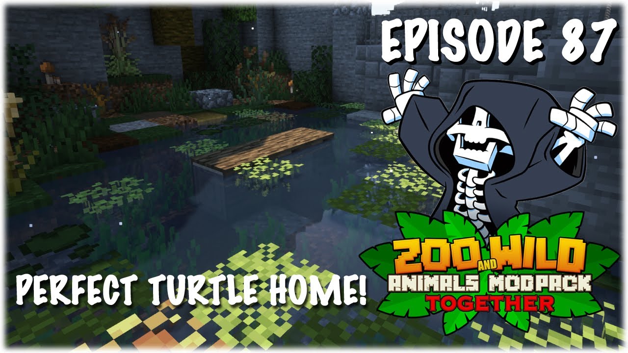 The Pond Slider Exhibit - Minecraft SMP: Zoo and Wild Animal (ZAWA) Mod - S3E87