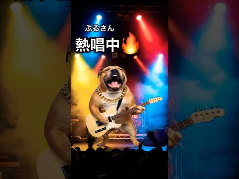 ロックスター気取りのブルドッグ🎤ぶるさんアリーナ公演