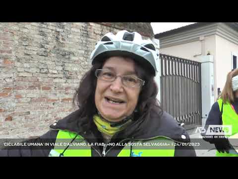 'CICLABILE UMANA' IN VIALE D'ALVIANO, LA FIAB: «NO ALLA SOSTA SELVAGGIA»  | 24/01/2023