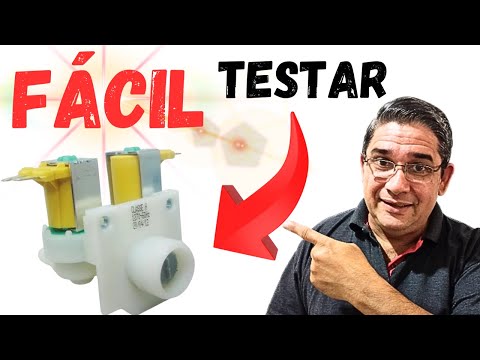 Vídeo: Válvula solenóide da máquina de lavar para abastecimento de água: verificação, reparo, substituição