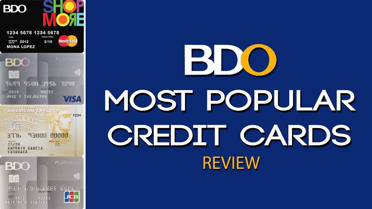 Bdo Credit Card Review 2018 - THE SHOOT