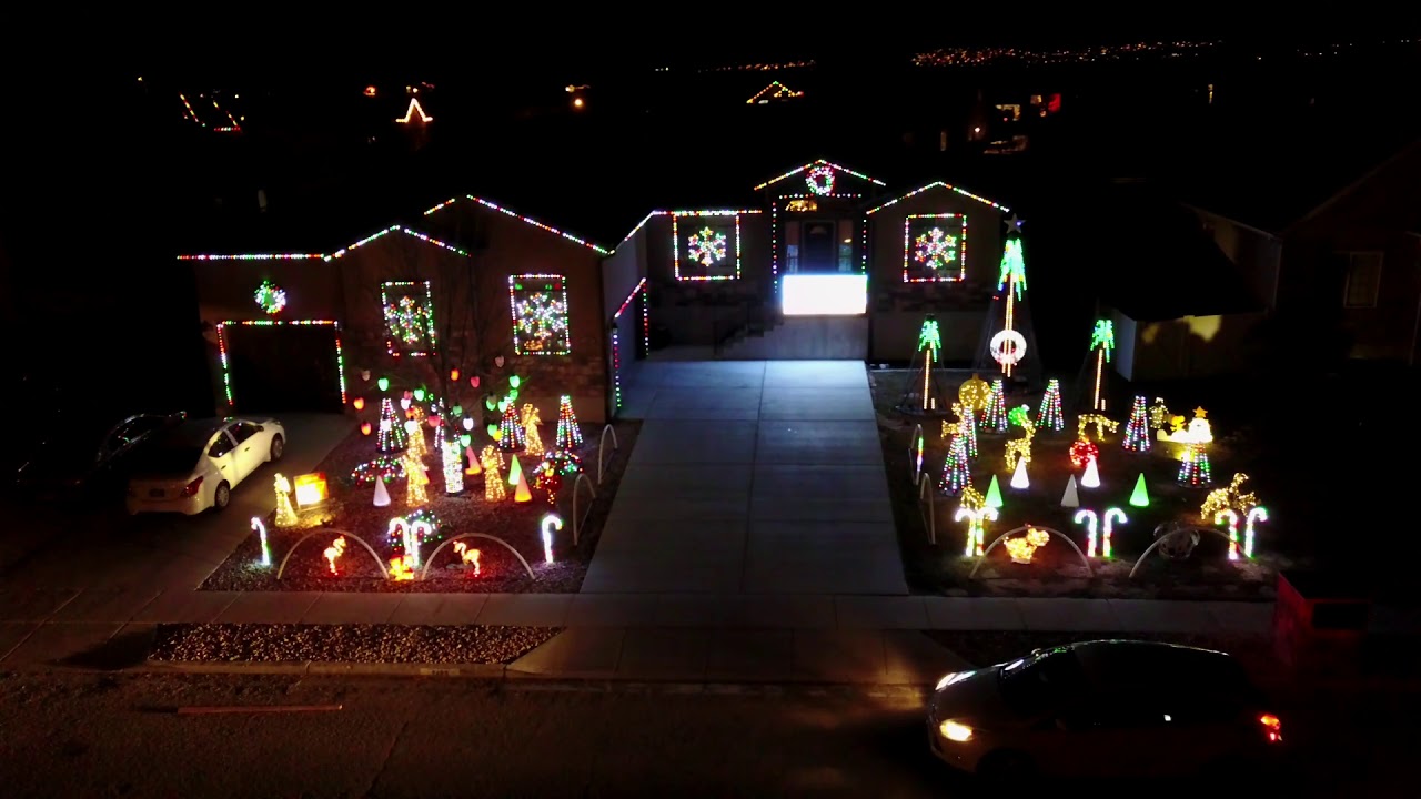 Downey Family Holiday Lights 2017 Mele Kalikimaka YouTube