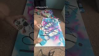 Week 3 of putting together the babies nursery!’ Canvas edition #nestingmode #nestingmommas