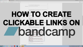 How To Create Clickable Links on Your Bandcamp Header (In Less Than 5 Minutes)