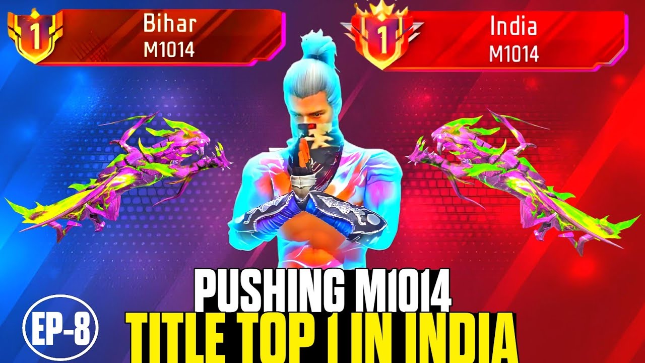 M1014 title top 1 pushing in India | free fire new season 39 solo ...
