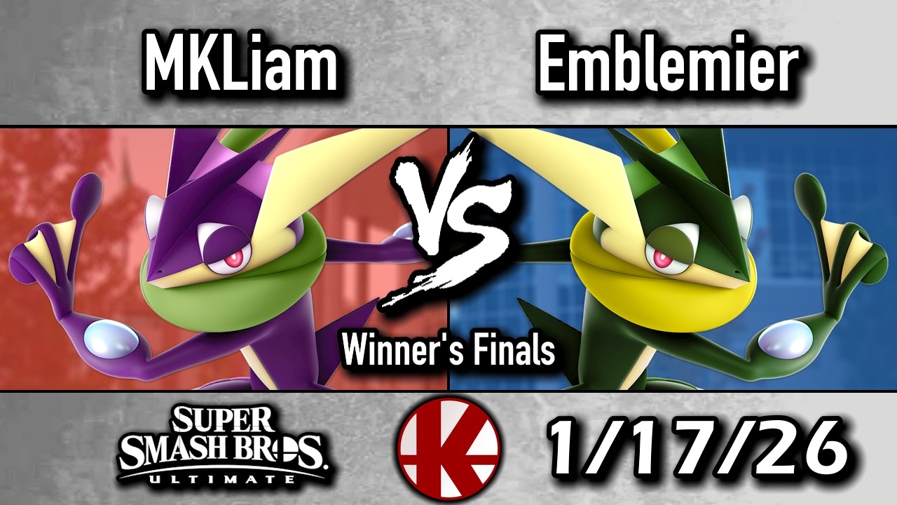 SSBU - MKLiam (Greninja) vs. Emblemier (Greninja) - Winner's Finals
