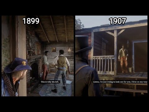 What Happens If You Leave Father & Son Alive and Return as John In Epilogue - RDR2