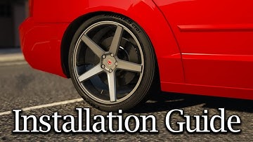 GTA V Mods | Installation Guide | HQ B-Rims Pack #1