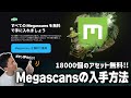 2024年まで約18000個のアセットが無料入手できる!! Megascansの入手方法と使い方 【UE5,Unity,Blenderで使用可】