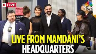 Zohran Mamdani’s HQ LIVE From New York | Election Night Results 2025 | Cuomo Vs Silwa | Trump | N18G