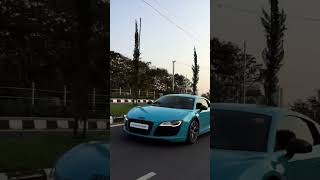 Audi R8 in Indiayoutube luxurylifestyle audi supercars super luxurycars youtubeshorts short