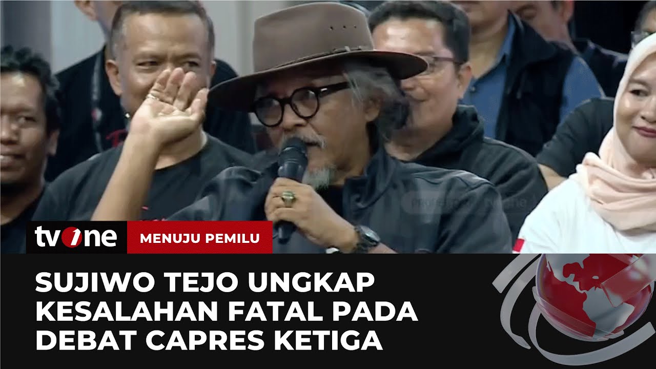 Sujiwo Tejo: Prabowo di Debat Sesi 3 Tidak Diperlakukan sebagai Capres, Ini Fatal! | tvOne