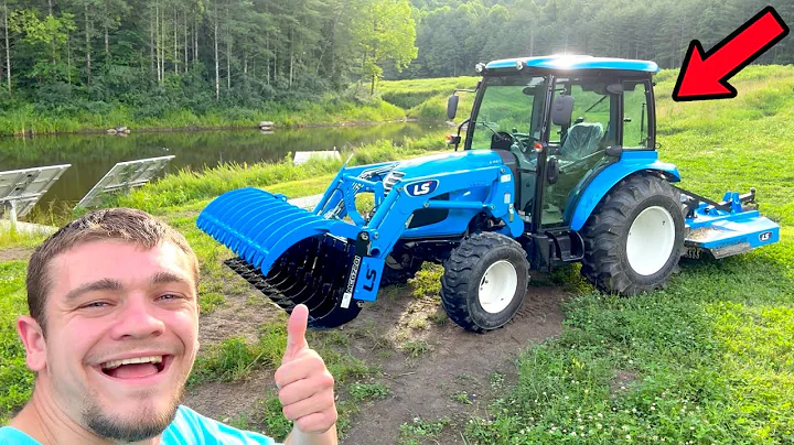 I Finally Got a Tractor to Maintain My Pond Property!