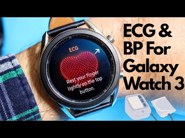 how to measure blood pressure samsung watch 3