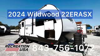 Brand New 2024 Forest River Wildwood Platinum travel trailer 22ERASX @recreationusa