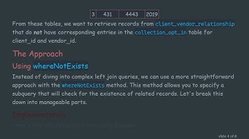 How to Filter Eloquent Relationships in Laravel Using whereNotExists
