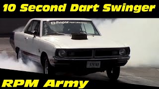 10 Second Dodge Dart Swinger Drag Racing