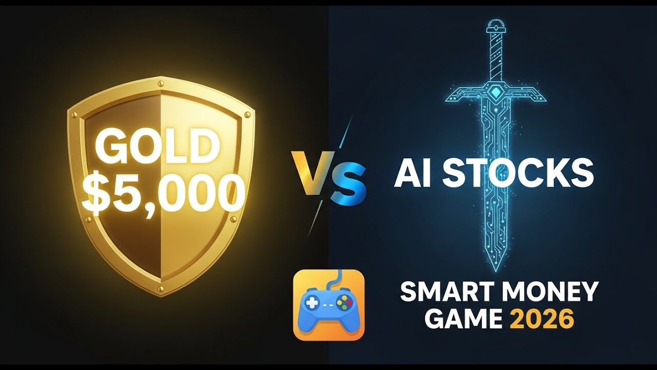 Золото 5000 долларов против акций ИИ | Стратегия «Умные деньги» Shield & Sword: объяснение в игро...