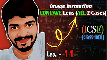 Refraction Through a Lens Lec 11 | Physics ICSE Board Class 10th | IIT JEE Foundation JEE main #jee