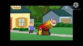 Peter Griffin Shot Out Of The Cannon!