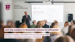 Join Leader of Economic Science: Vilnius University Faculty of Economics and Business Administration