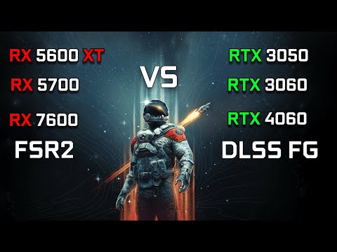 RX 5600XT( RTX3050 - RTX3060 クラス) Starfield: RTX 3050 vs RTX 3060 vs RTX 4060 vs RX 5600 XT vs RX