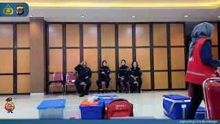 DONOR DARAH DALAM RANGKA HUT KE-73 HUMAS POLRI